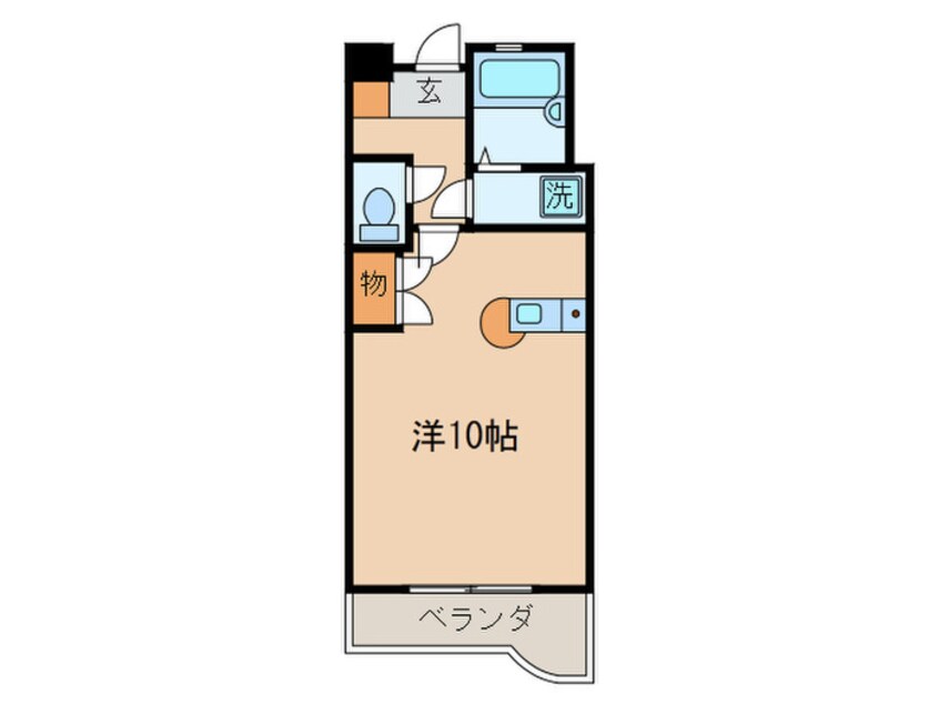 間取図 サンラビール小倉