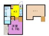 Les　Mayu　桜ヶ丘 1Kの間取り