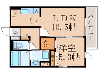 間取図 D-ROOM浜町Ⅱ　B棟