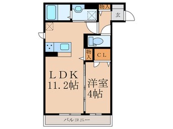 間取図 D-ROOM浜町Ⅱ　B棟