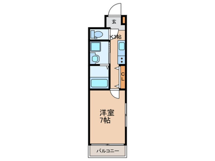 間取図 ＬＩＦＥＦＩＥＬＤ諸岡