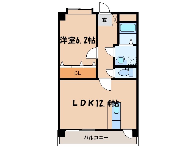 間取り図 グランシャリオ箱崎Ⅱ