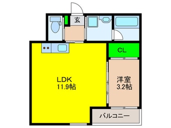 間取図 Praia城南Ⅰ