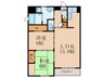 ブリッジサイド43 2LDKの間取り