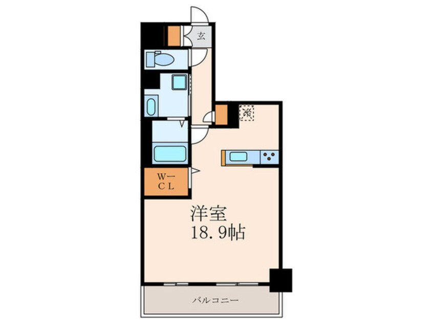 間取図 シズカビルディング白銀