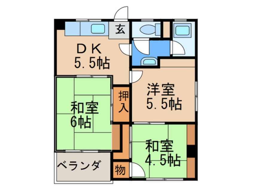 間取図 小田原ビル