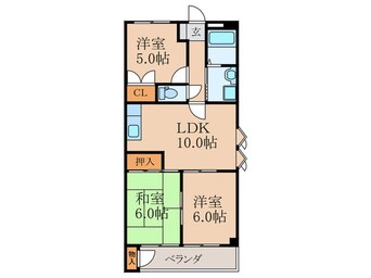 間取図 アーバンライフ徳吉西