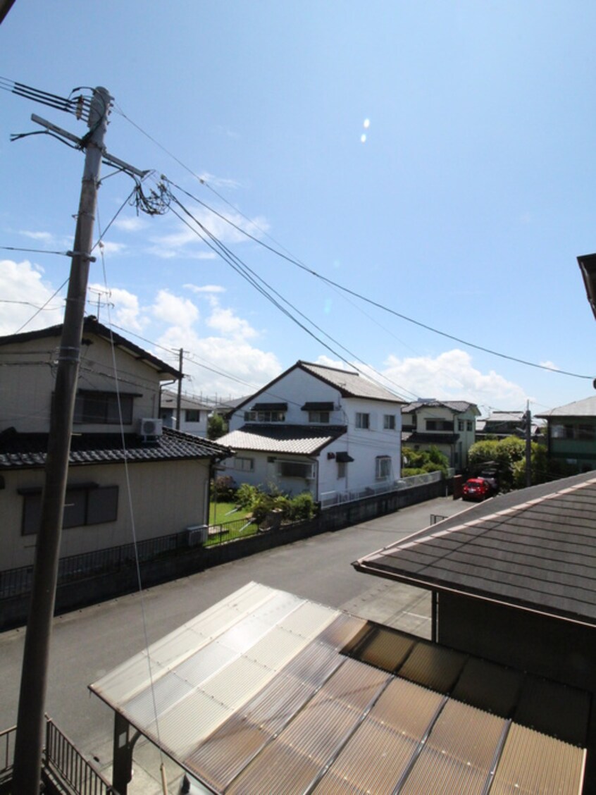 室内からの展望 ハミング川原