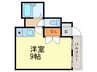 カノックスビラ 1Rの間取り