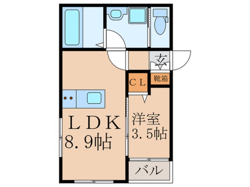 間取図 サンリーヴ菰田
