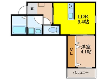 間取図 プレステージ高宮駅前