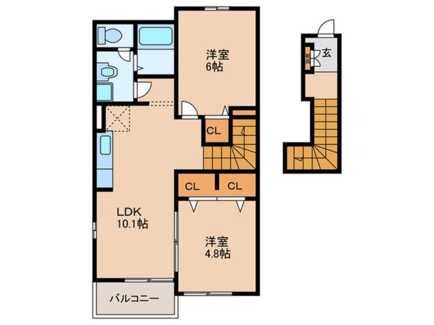 間取図 サンリットM・I