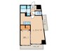 THE SQUARE・Suite Residence 1LDKの間取り