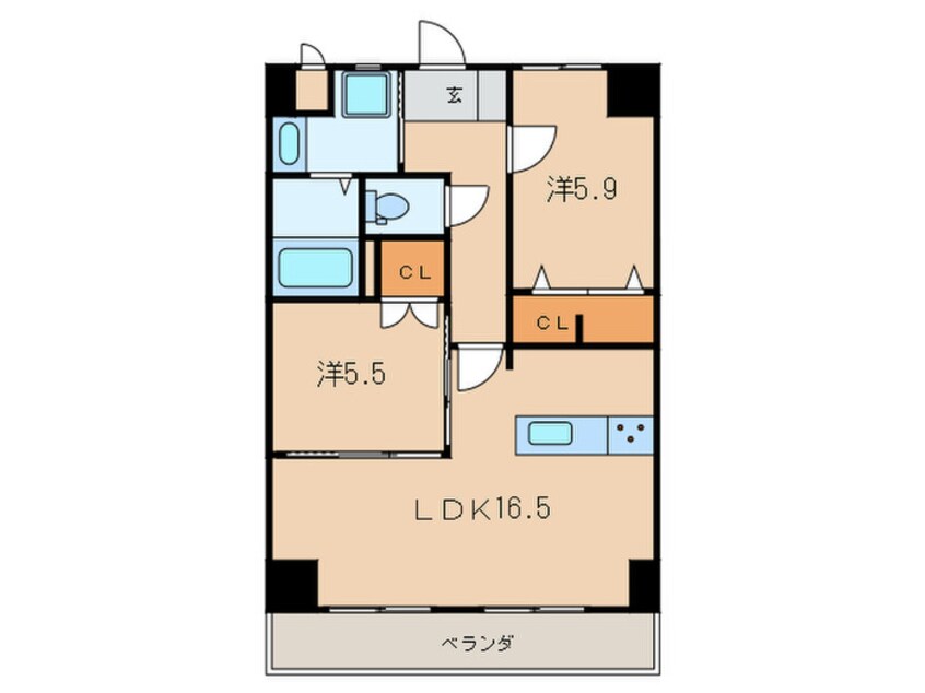 間取図 THE SQUARE・Suite Residence