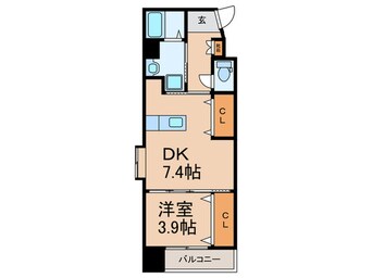 間取図 仮）アルゴヴィラージュ天神Ⅱ