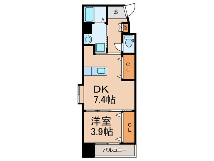間取り図 仮）アルゴヴィラージュ天神Ⅱ