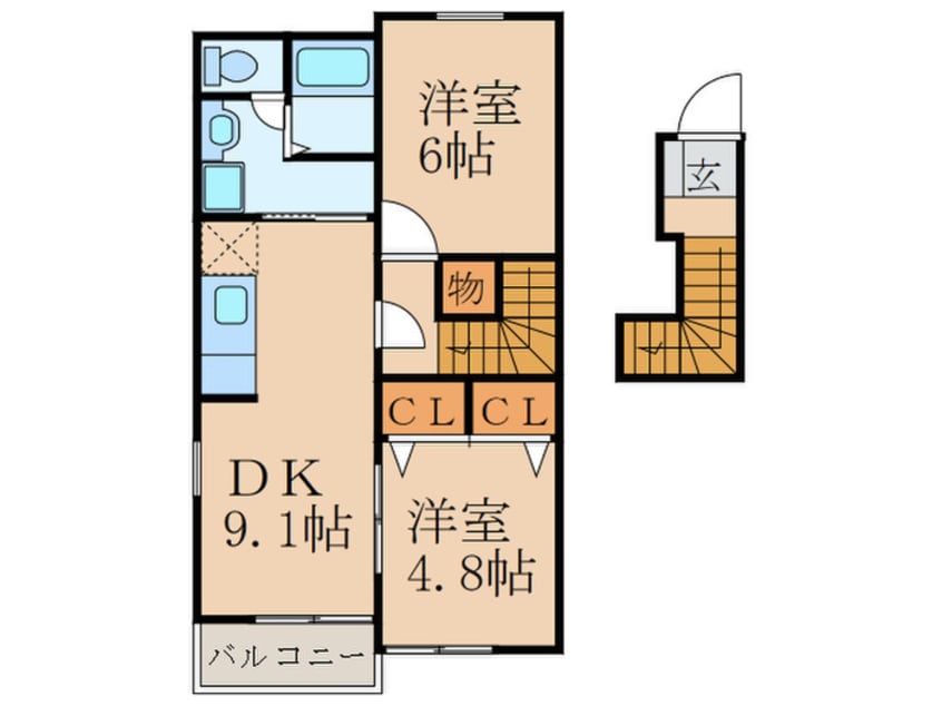 間取図 グランツM Ａ棟