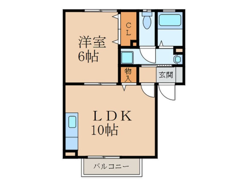 間取図 オレンジヒル Ａ棟