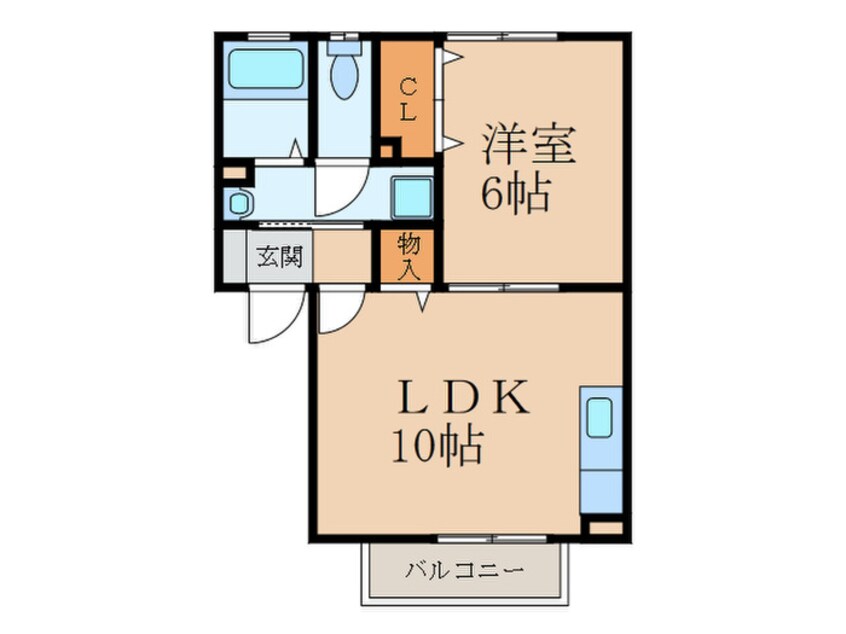 間取図 オレンジヒル Ａ棟