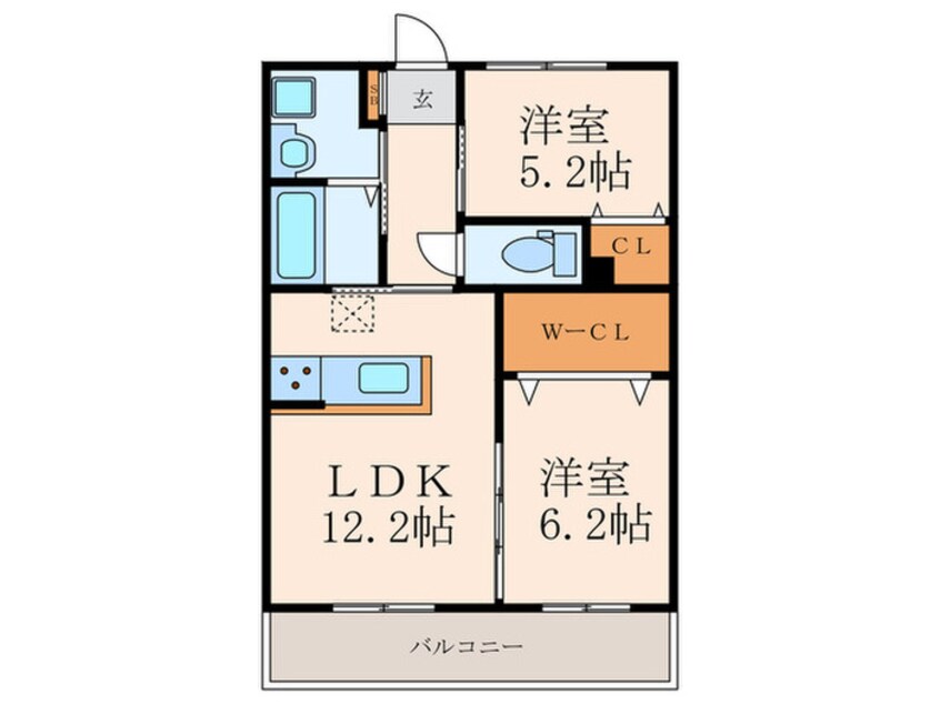 間取図 GRACEFUL中井
