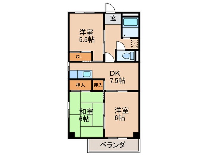 間取り図 八木ビル