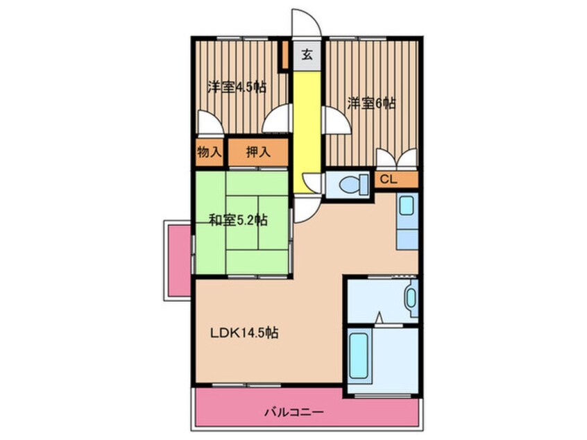 間取図 ボックスＫ８１