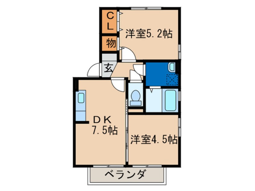 間取図 ポサ－ダ四季