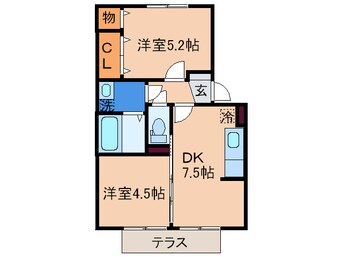 間取図 ポサ－ダ四季