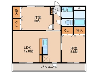 間取図 ボナール霧島