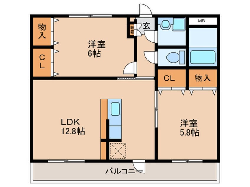 間取図 ボナール霧島