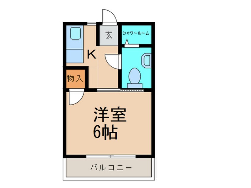 間取図 デイブレス大橋