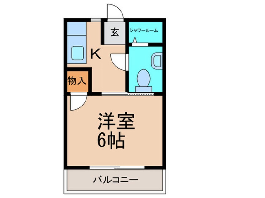 間取図 デイブレス大橋