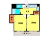 ドリーム六本松 2Kの間取り