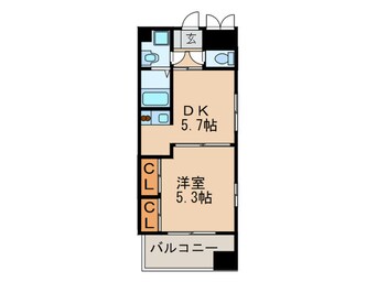 間取図 マインズ博多駅東