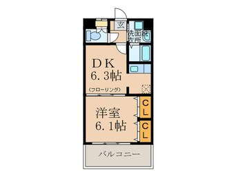 間取図 マインズ博多駅東