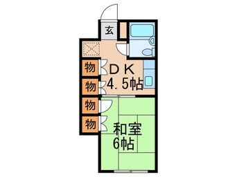 間取図 コーポアビケンナ