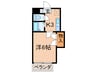 グランナヴィール北西 1Kの間取り