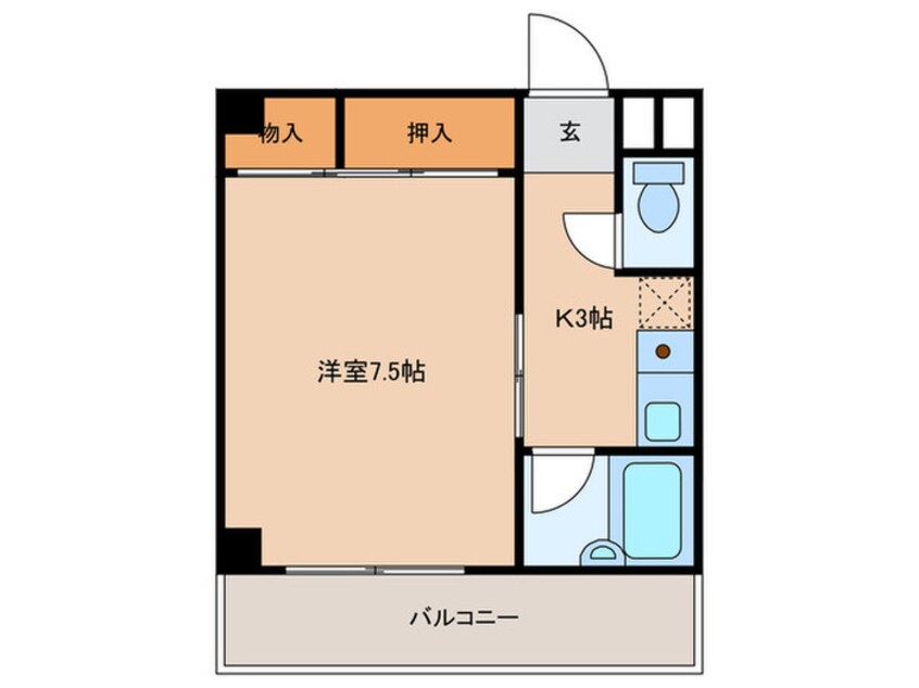 間取図 百道屋ビル