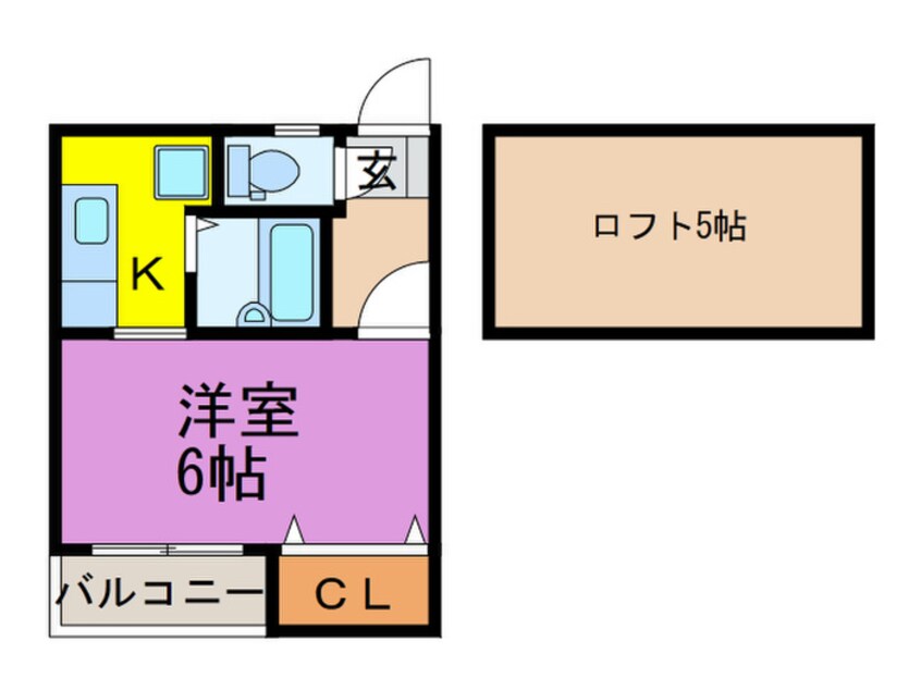 間取図 ポラリス井尻Ⅴ