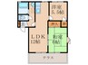 グリーンヒル川島 2LDKの間取り