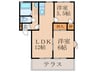 グリーンヒル川島 2LDKの間取り