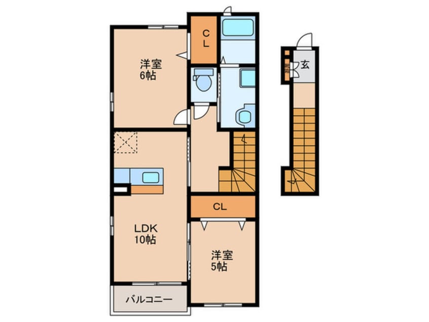 間取図 ルナハイツ霧島