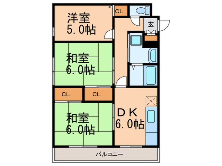 間取図 グリーンリーフ