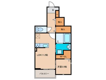 間取図 シャロームセブン平尾