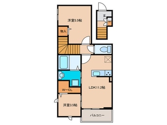間取図 シャロームセブン平尾