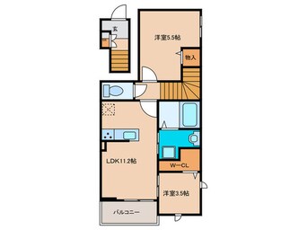 間取図 シャロームセブン平尾
