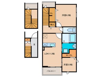 間取図 シャロームセブン平尾