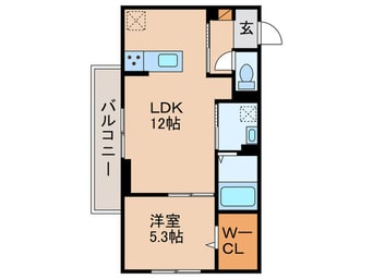 間取図 仮)D-ROOM本城東　A棟