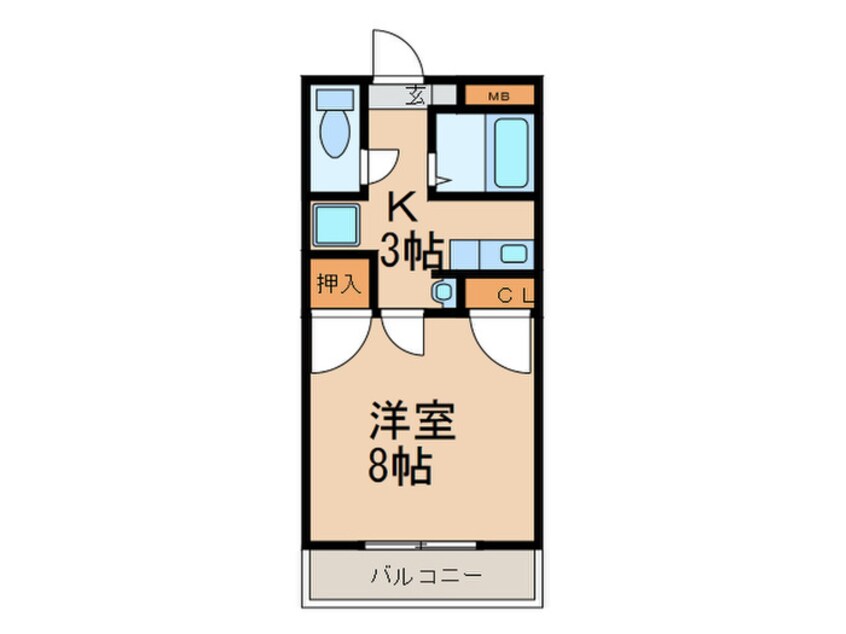 間取図 グリーンヒルズ香椎