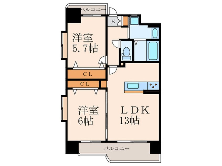 間取図 GRACE上富野